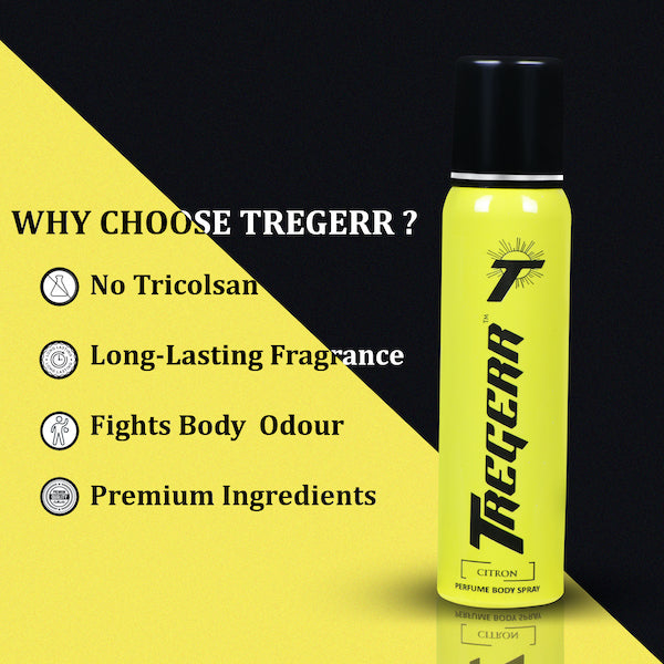 TREGERR Perfume Body Spray For Men – Citron