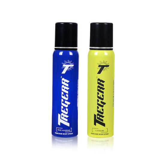 TREGERR The Marine and Citron Perfume Body Spray [Pack of 2]