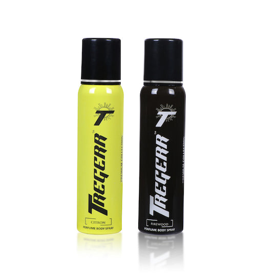 TREGERR Citron and Firewood Perfume Body Spray  [Pack of 2]