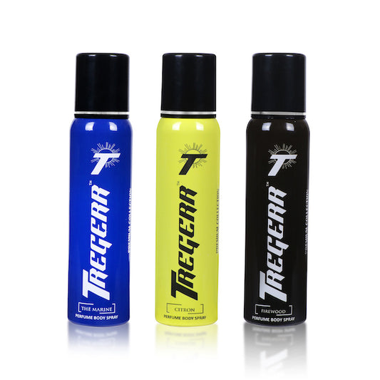 TREGERR The Marine, Citron & Firewood Premium Collection [Pack of 3]