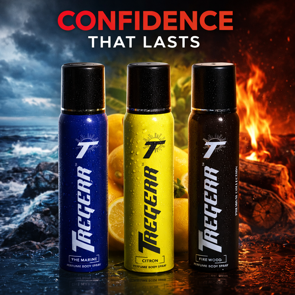 TREGERR The Marine, Citron & Firewood Premium Collection [Pack of 3]