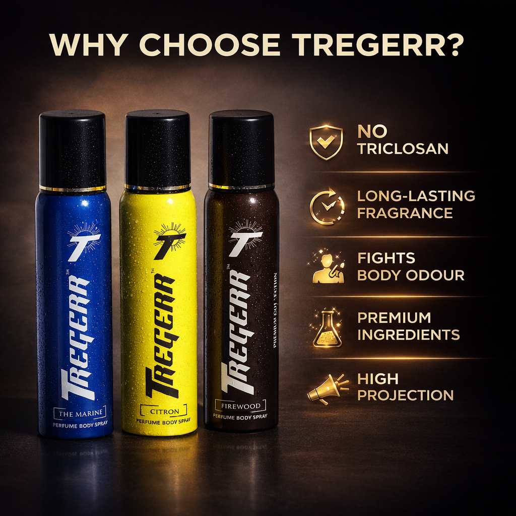 TREGERR The Marine, Citron & Firewood Premium Collection [Pack of 3]